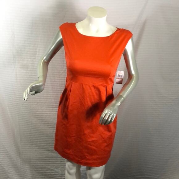 Michael Michael Kors Dress Cut Out Back Orange 12 NWT - Picture 9 of 13